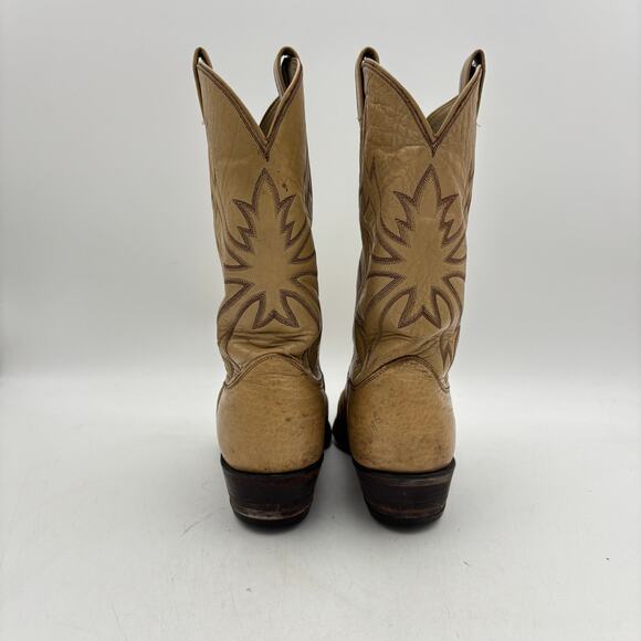 Vintage Olathe 26611 Leather Western Cowboy Boots Mens 9 D Workwear USA main image 15